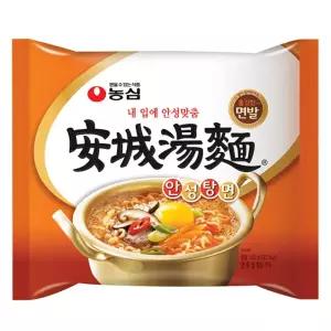 농심 안성탕면 125gx40봉지 라면 봉지 안성탕면 맛있는 야식