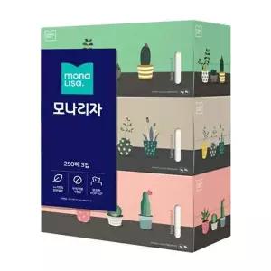 라이브스마트 각티슈 250매 3곽1팩 벨라지오 크리넥스미용티슈