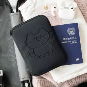 짱이상회 로마네 블랙 모그리 여권 파우치 여행용파우치