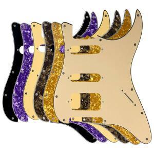 Feiman 기타 액세서리 Fender Strat USA/멕시코 표준 ST HSS 용 픽가드 제어 홀 리스 스크래치 플레이트