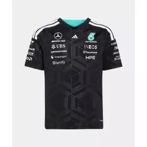 ADIDAS KIDS 메르세데스 - AMG F1 팀 드라이버 저지 키즈 블랙 / KF0165