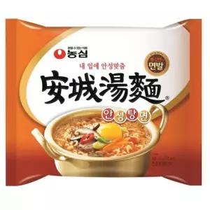 농심 안성탕면 125gx40봉지라면 맛있는 야식 간편요리 간단 자취생