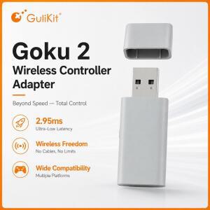 Gulikit Goku 2 무선 컨트롤러 어댑터 수신기 동글 윈도우 스위치 1/2 PS4 안드로이드 Xbox 시리즈 One 플