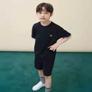빈폴 키즈 BI6442U065 아동 상하복 유아 캥거루 포켓 피케 상하 세트 블랙 63186