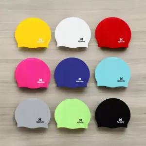 유소년용 수영모 낫소 수영모자 9color 탄력 좋은 실리콘 재질