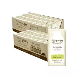 상하목장 유기농 멸균우유 200ml 48팩 718641