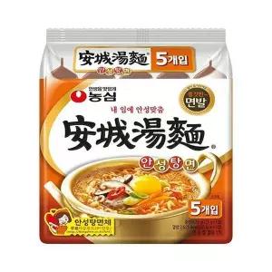 봉지라면 농심 안성탕면 125g 40개