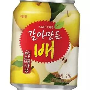 ( )갈아만든 238ml 싱그러운 음료수 배과채 배 24캔