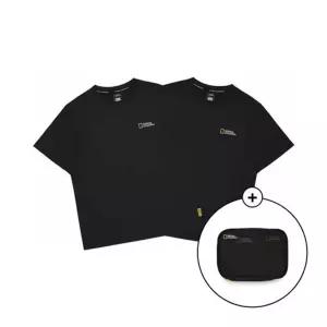 K265UPA020 2PACK 아스킨 스판 발팔 티셔츠 BLACK K265UPA0201U 1109538388