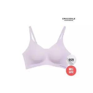 [크로커다일 이너웨어]라이크라 인견쉘론 몰드부착 더블스트랩 브라 1종 CDWBR5N35T 135431