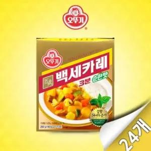[셀러허브][오뚜기] 백세카레 3분 순한맛 200g x 24개 (S50593360)