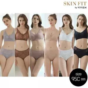 [최초가179,900원]비비안 스킨핏 20차 빅사이즈 노와이어 크레오라 파워넷 브라팬티 패키지(~95C,85D까지)