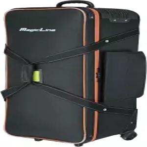 MagicLine 39.4인치 중장비용 사진 스튜디오 트롤리 케이스 측면 포켓 포함 100x37x33cm 39.4 x14.6 x13
