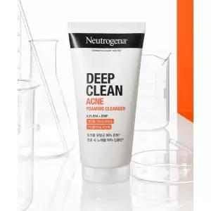 매장정품 NEUTROGENA 딥클린 아크네 포밍 클렌저 150g x2