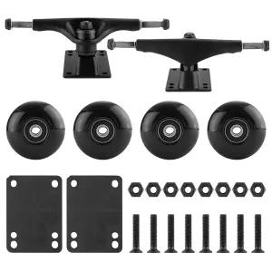 스케이트보드 트럭 바퀴 52mm 데크 7.5-8인치 링 하드웨어 콤보 스타터 키트