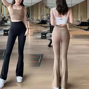 글램핏부츠컷팬츠 테스 롱 바지 운동복 슬림 무지 하의 하이웨스트팬츠 5CDF0