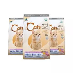 캐츠랑 반려묘 건식사료 리브레 올라이프 구강 관리 5kg X 3개 MNS