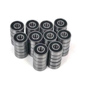 608 2RS 베어링 50 팩 8x22x7mm 볼 그리스 씰 어셈블리 롤러 스케이트 보드 8mm 작은 곰