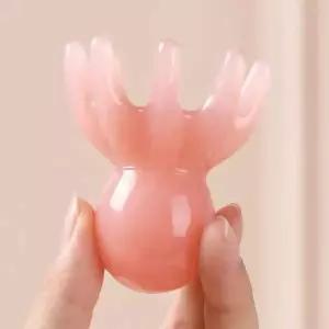 문어 마시지기 빗 목 어깨 머리 헤어 괄사 지압 안마기