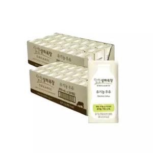 상하목장 유기농 멸균 우유 200ml 48팩