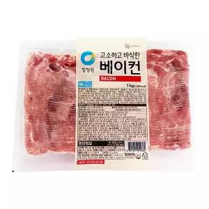 청정원 고소하고 바삭한 베이컨 1kg /냉동