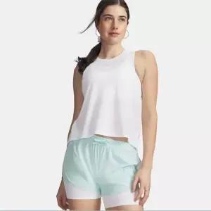 매장정품 UNDERARMOUR 언더아머 6009541-100 화이트 여성 UA 벨로시티 싱글렛 나시티셔츠 런닝 헬스 600954