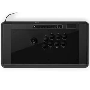 Qanba Q7 흑요석 2 유선 조이스틱 PlayStation 5/4 및 PC용 (파이팅 스틱) 소니 공식 라이선스 제품