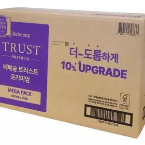 (다올)프리미엄 물티슈 80매 20팩 캡형 베베숲 트러스트