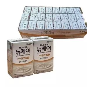 [하프클럽/기타]뉴케어 미니 구수한맛 150ml 24개 빨대 노인 균형 영양식 환자식 식사대용 할머니선물