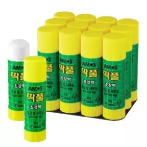 아모스 딱풀 35g 1BOX(12개입) 고체풀