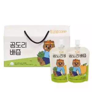 [황금밭] 곰도리 곰보배추 배도라지즙 배즙 선물박스 100mlx30포