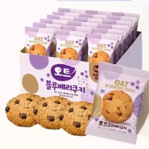 오트 귀리 블루베리쿠키 480g(40봉) 외 / 재구매 높은 인기 귀리쿠키