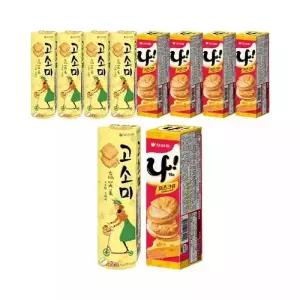 오리온 고소미 70g, 5개 + 오리온샌드 나 77g, 5개