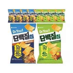 닥터유 단백질칩 해물야끼소바맛 60g, 5개+닥터유 단백질칩 버터구이오징어맛 60g, 5개