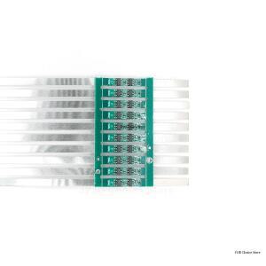 10피스 3A BMS PCM 배터리 보호 보드  3.7V 18650 리튬 이온 솔더 포함 JB 과전류 기능