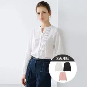 [NS홈쇼핑]아사면 셔링 블라우스 3종세트[36146803]