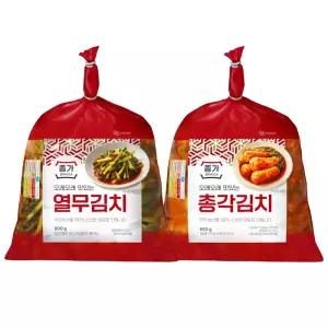 종가집 총각김치 850g 열무김치 900g 혼합팩