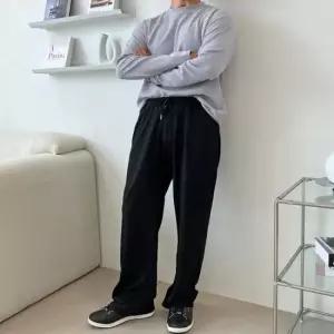플리츠팬츠 와이드팬츠 남성긴바지 포켓긴바지 남자