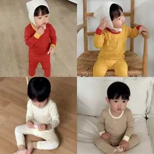 [슈슈페][무료배송] 슈슈페 클럽 라운지웨어 모달 사계절 실내복 상하의 세트 봄 가을 아기내복