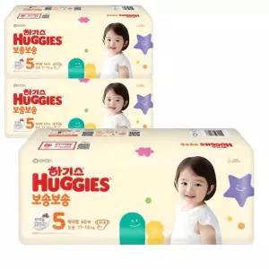 하기스 NEW 보송보송 밴드형 5단계 남여공용 40Px3팩