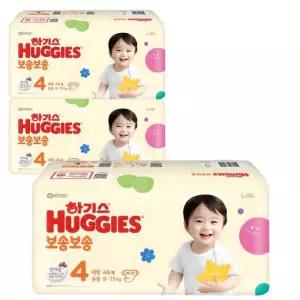 하기스 NEW 보송보송 밴드형 4단계 남여공용 46Px3팩