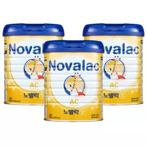노발락 AC 분유 소화불편아기용 800g, 3개