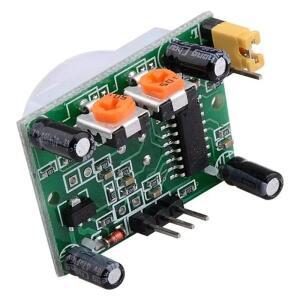 1-10pcs HC-SR501 라즈베리 파이용 아두이노용 IR 초전기 적외선 인간 모션센서 감지기 모듈 조정