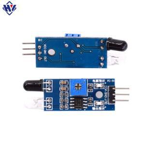로봇 확산 반사 적외선 장애물 회피 센서 모듈 DC 3V-5V 스위치 VCC-VCC GND-GND OUT-IO 연결