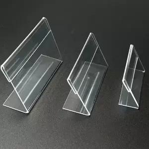 [하프클럽/셀러허브_여성트랜드패션]L자 아크릴 9x6cm 전시판 12개