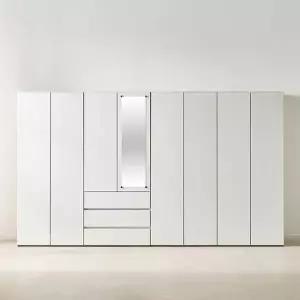 인터데코 11자장롱 키큰장 옷장 320cm TP875