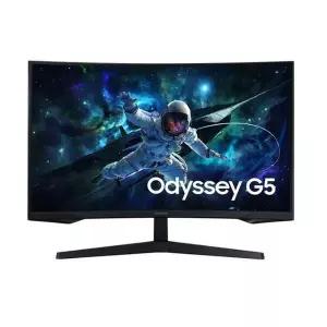 [삼성](행사) 삼성 오디세이 커브드 게이밍 모니터 LS32CG554EKXKR 블랙 80cm