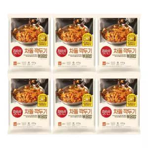 CJ 햇반 쿡반 차돌깍두기볶음밥 410g x6개