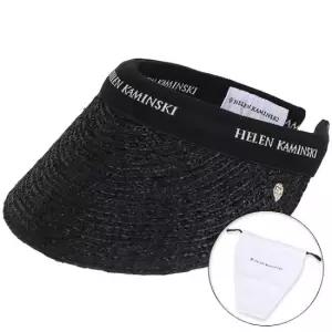 헬렌카민스키 25FW 여성 비앙카 바이저햇 챠콜블랙로고 더스트백 포함 HAT50265 CHARCOALBLACKLOGO PKG