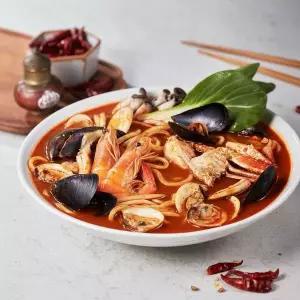쿡생 해물짬뽕탕550g(면포함) 밀키트 이자카야 야식 안주 탕